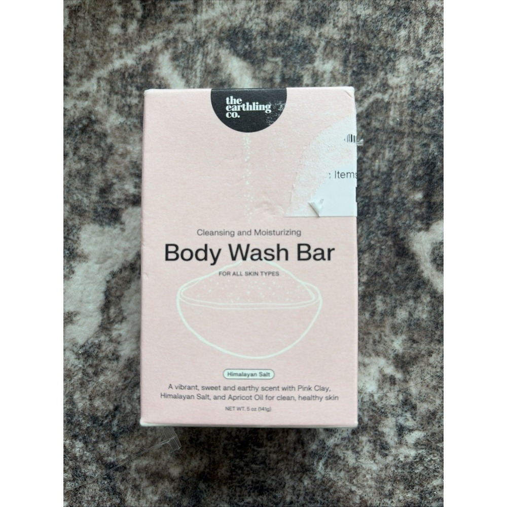 Body Wash Bar The Earthling Co. Cleansing And Moisturizing Himalayan Salt